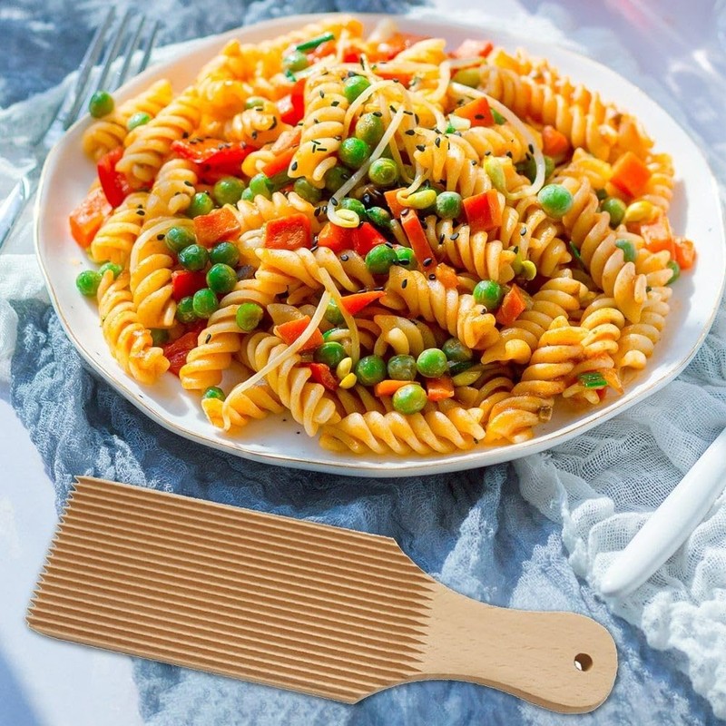 Kitchen Gnocchi Board, Wooden Pasta Maker Gnocchi Board, Manual Pasta