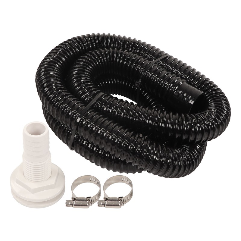 Bilge Pump Hose Plumbing Kit Thru Hull Fitting 1‑1/8in Dia