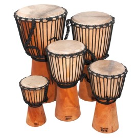 TERRE Djembe Standard oilfinish, 12" tall, 7" head