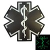 Glow Dark ACU Black EMS EMT Medic Paramedic Star of