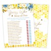 Baby Game Cards, Bee Themed Find Who Mom Or Dad