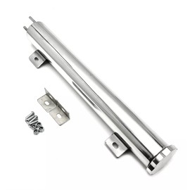 HRC Aluminum Overflow Tank Reservoir Universal 13" x 2" Hot Rod Chevy Ford Mopar