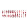 Almond Press on Nails Medium Fake Nails Pink Full Cover