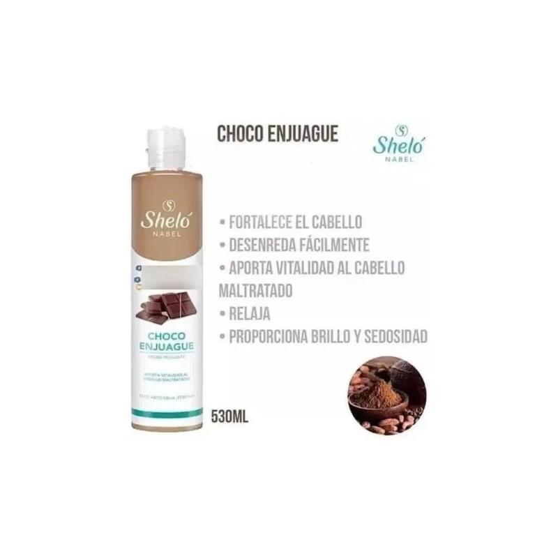 Acondicionador Choco Enjuague Antifrizz Nutre Y Repara Shelo