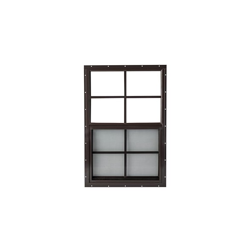 Shed Window 18x27 - Vertical Slider with Built-in Bug Screen