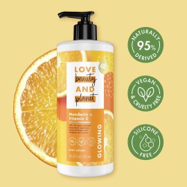 Love Beauty And Planet Glowing Body Lotion Mandarin & Vitamin C 16 Oz