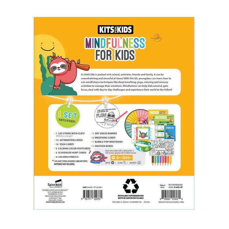 Kits for Kids SpiceBox Mindfulness: Tools and Techniques for a