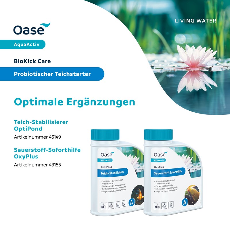 OASE 43155 AquaActiv BioKick Care 450 g - Natural Water