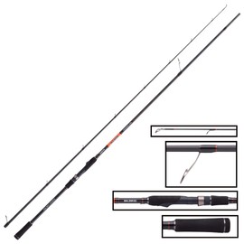 Balzer Shirasu Heavy Crank Shad 2.74 m 28-77g - Spinning Rod for Pike & Zander, Predator Fishing Rod for Wobblers & Rubber Bait, Fishing Rod