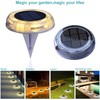 eLEDing Solar Powered 4-Lights White Deco LED Garden Pool Porch