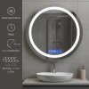 Espejo Luz Led Touch Pared Tocador Baño Vestidor 3 Luces