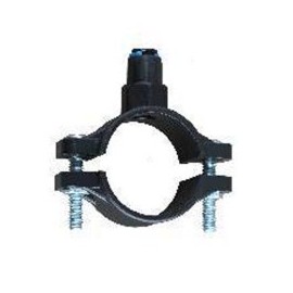 Realgoal Drain Saddle Valve with 1/4 Inch Tube by Tube OD 40mm Quick Connect Push Fittings for RO Water Reverse Osmosis Pure Filter System