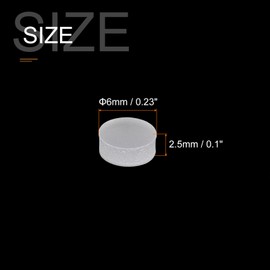 MECCANIXITY Inlay Fretboard Dots Guitar Inlay Dots White Acrylic Inlays Mark Point 6x2.5mm for Guitar Fingerboard, Pack of 20