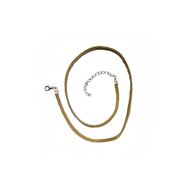 Genuine Beige Suede Necklace Cord Choose From 7 Different Lengths