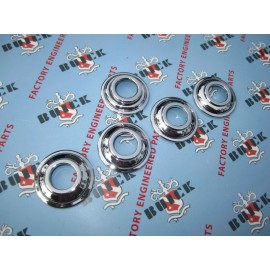 CARS 1942-1951 Buick 4-Door Handle Window & Vent Crank Handle Chrome Trim Escutcheons