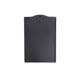 MAUL Klemmbrett mit Rechner | DIN A4 Klemmbrett | integrierter Solar Rechner mit 8-stelligem Display | multifunktionales Klemmbrett inkl. Taschenrechner | für Büro und Arbeitsplatz | Schwarz