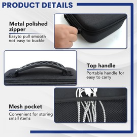 Nakonic Adapter Case Compatible with Model Y/S/X Accessories,Storage Case Fit for J1772 and CCS1 Charging Adapter(Case Only)