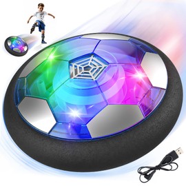 Football Hover Air Power Football Game Indoor Outdoor Birthday Gift for Children from 3 4 5 6 7 8 Years Boys
