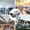 Fake Security Camera Indoor Outdoor Office Dummy Camera Flashing LED