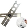 Ceramic Tile Hole Locator, Stainless Steel Universal Punching Tool for