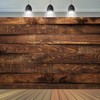 OFILA Rustic Wood Wall Backdrop 7x5FT Retro Wood Photo Backdrop