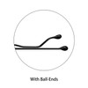 ScivoKaval Bobby Pins Bulk Black 100 Count Hair Bob Pins
