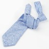 Alizeal - Conjunto de corbata con pañuelo floral para hombre