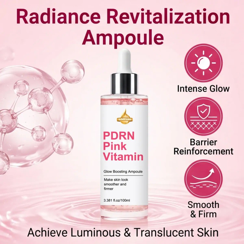 Ampolla Pdrn Pink Vitamin Glow Una Piel Radiante Suave