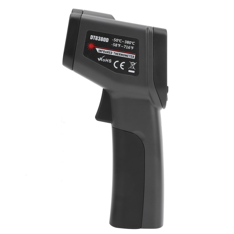 DT8380D 50℃380℃ Thermometer NonContact Digital Infrared Thermodetector for Industrial