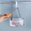 Leadigol 2PCS Mini Mesh Shower Dry Basket,Foldable Fabric String Bag