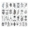 MINI BOXX 60 Tatuajes Tattoo Temporales Falso Letras Flor Brazo