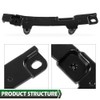 LQI Front Bumper Retainer Bracket Set 2PCS Primed Fit Toyota