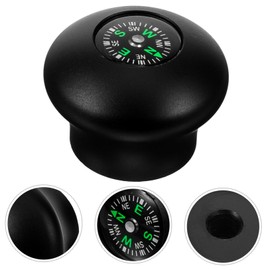 SUPVOX Trekking Pole Compass Climbing Sticks Accessory Trekking Pole Head Compass Universal Hiking Pole Caps Walking Stick Trekking Head Compass Aluminum Alloy Trekking Poles Aluminum Rod