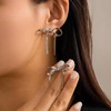 Bow Earrings for Women Gold Bow Stud Earrings Dainty Bowknot