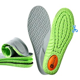 2026 New 4D Cloud Steppers Insoles for Men & Women,Breathable Massage Shoe Inserts,Memory Foam Cushioning Insoles,Shock Absorption & Foot Pain Relief for Plantar Fasciitis(M 10.5-11 / W 12-12.5 290mm)