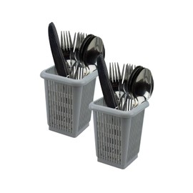 Commercial Dishwasher Cutlery Baskets, Premium Solutions for Efficient Cleaning (Single (2-Pack))