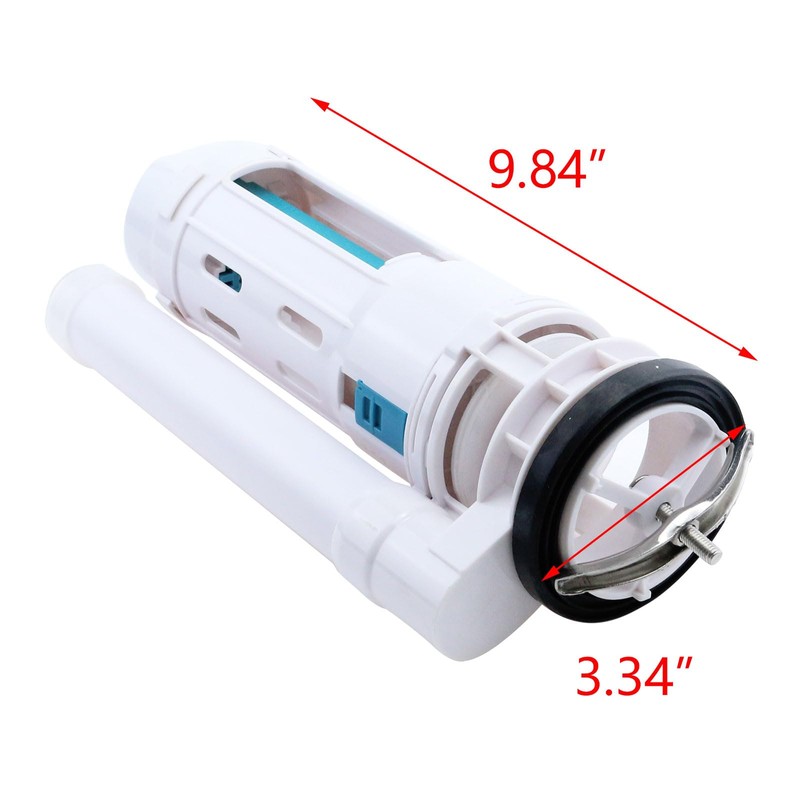 T Tulead Toilet Push Button Valve Replacement Flush Toilet Dual