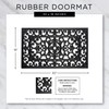 DII DII Rubber Doormats Collection All Weather, 18x30, Gold Double