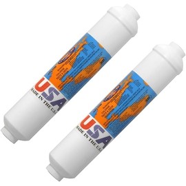 IPW Industries Inc-Omni-pure - (K2586-BB) - 10" x 2" GAC with 6 ounces of Phosphate Inline Filter 1/4" NPT 2 Pack