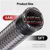 EVIL ENERGY 6AN Fuel Line Nylon CPE, 5FT AN6 Braided