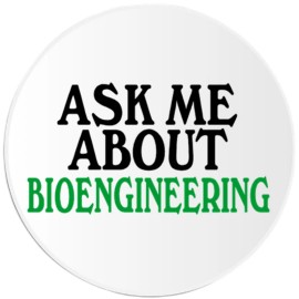 Kiwi Gifts Ask Me About Bioengineering - Circle Sticker Decal 3 Inch