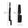MSQ Folding Eyelash Comb Stainless Steel Teeth Eyebrow Comb Eye