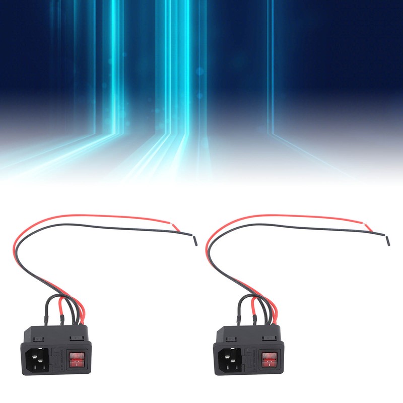 2PCS Pottery Machine Power Switch Push Button Safe Heat Resistant