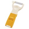 Pearl Metal C-5734 Peeler, Orange (Made in Japan)