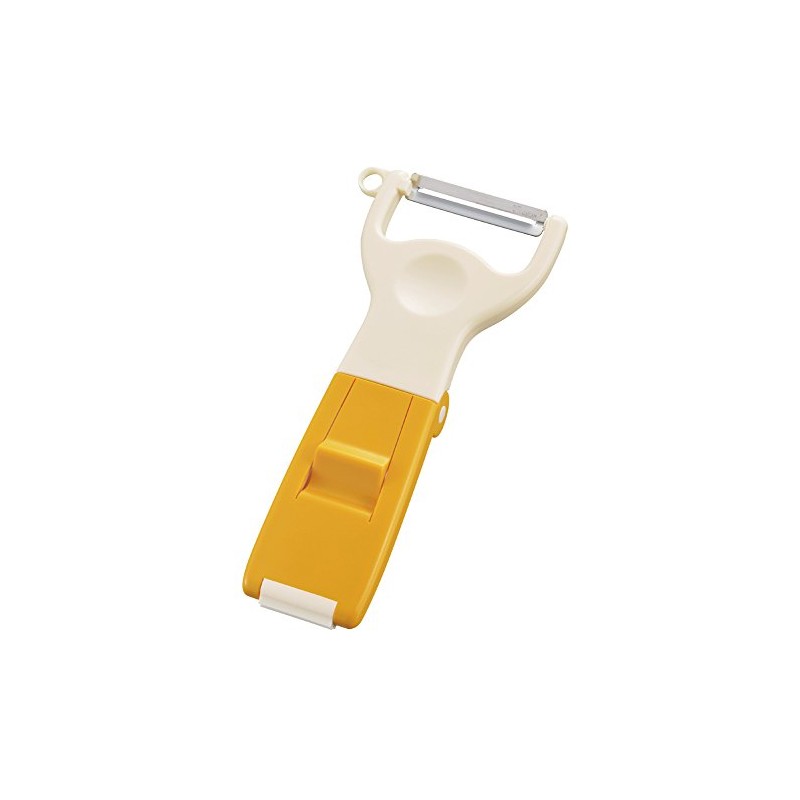 Pearl Metal C-5734 Peeler, Orange (Made in Japan)