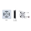 Patlite BSV-24NL-W Low Profile MP3 Playback Alarm, Compatible with NPN