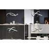 Viruhaka Modern LED Pendant Light Fixture,Black Contemporary Ceiling Hanging Fixture