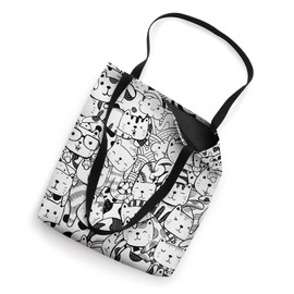 Color Your Bag Your Colors Coloring Adult Cute Kawaii Cats Tote Bag