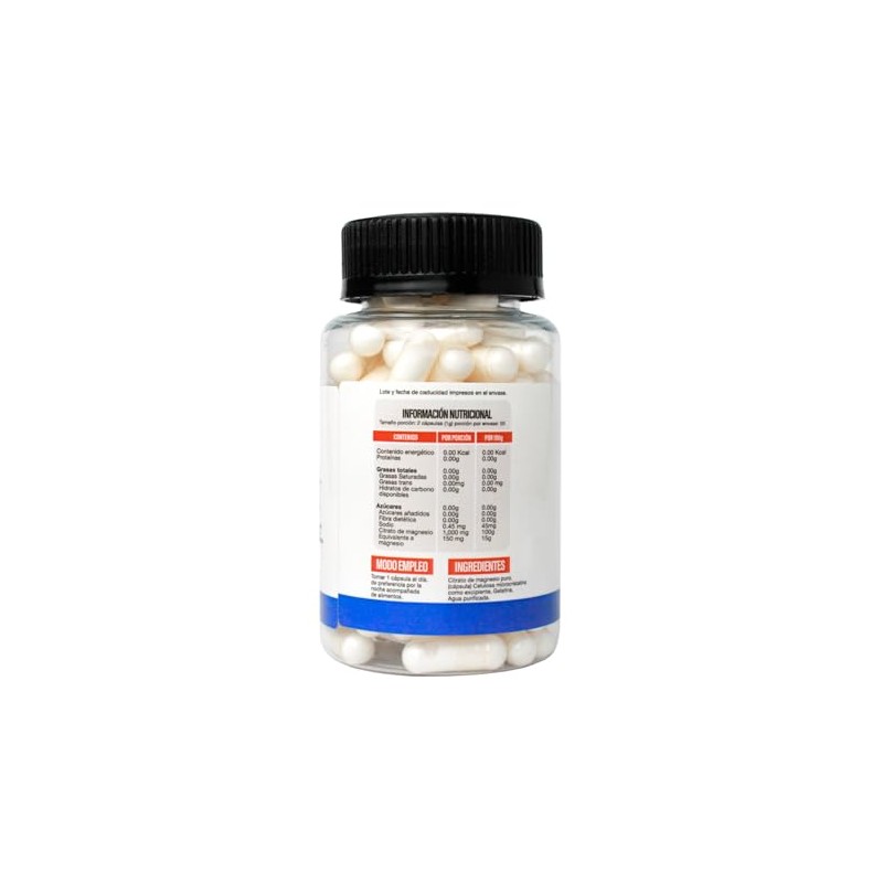 SUPERLABS NUTRITION CITRATO DE MAGNESIO 500MG 100 CAPSULAS