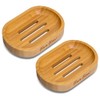 Pack Jabonera Ecológica De Bambú 2 Piezas Bam Boo! Lifestyle